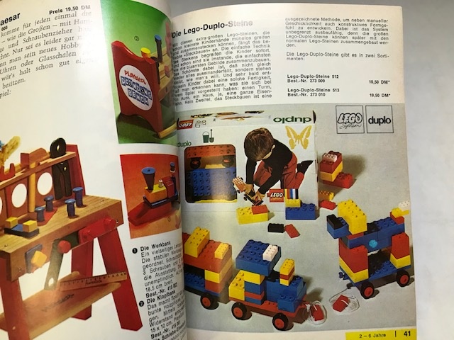 ドイツのおもちゃ屋のカタログ