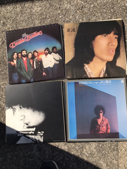井上陽水、さだまさしのレコード