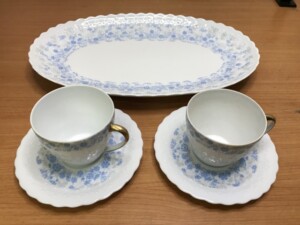 リモージュ ジョルジュ ボワイエ Georges Boyer リヴィエラブルー カップ&ソーサー