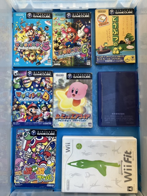 マリオパーティ、カービィのエアライド、どうぶつの森+、ぷよぷよフィーバー