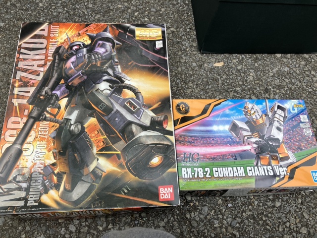 ガンダムのプラモデル