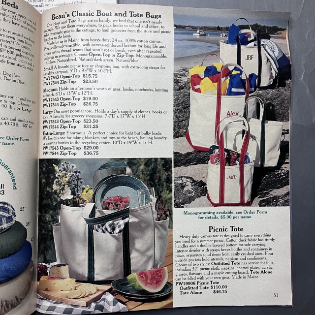 L.L.Bean、トートバッグ、ボートアンドトート