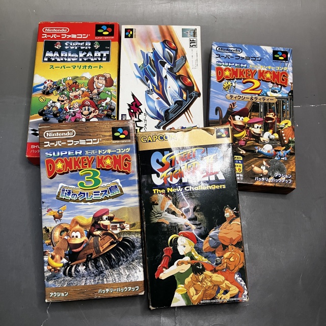 ストリートファイター/ドンキーコング/スーパーマリオカート他