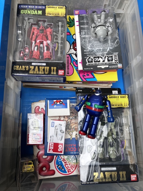 マジンガーZ、トミカ、ガンプラ